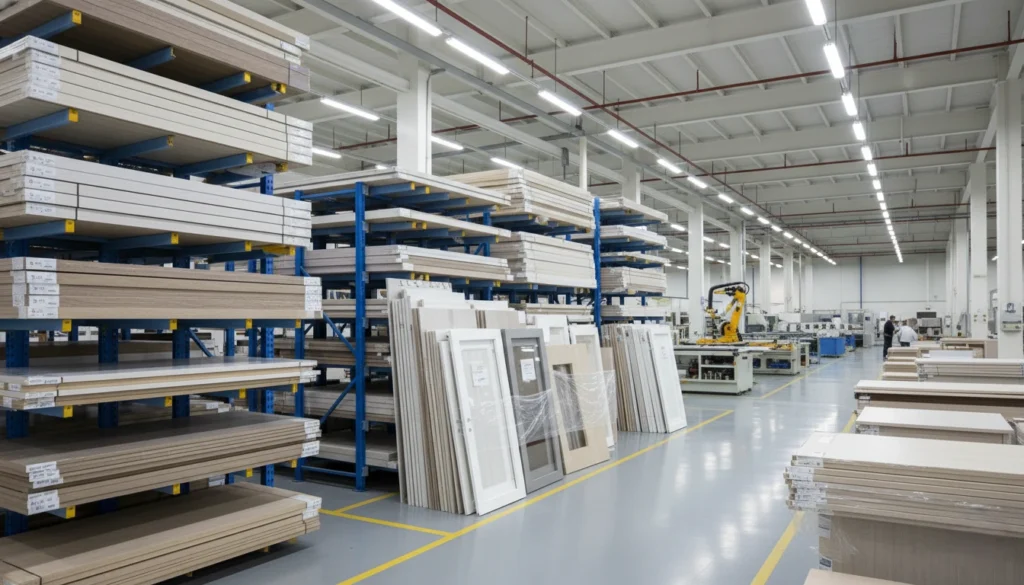PG Bison and Sonae Arauco melamine board samples